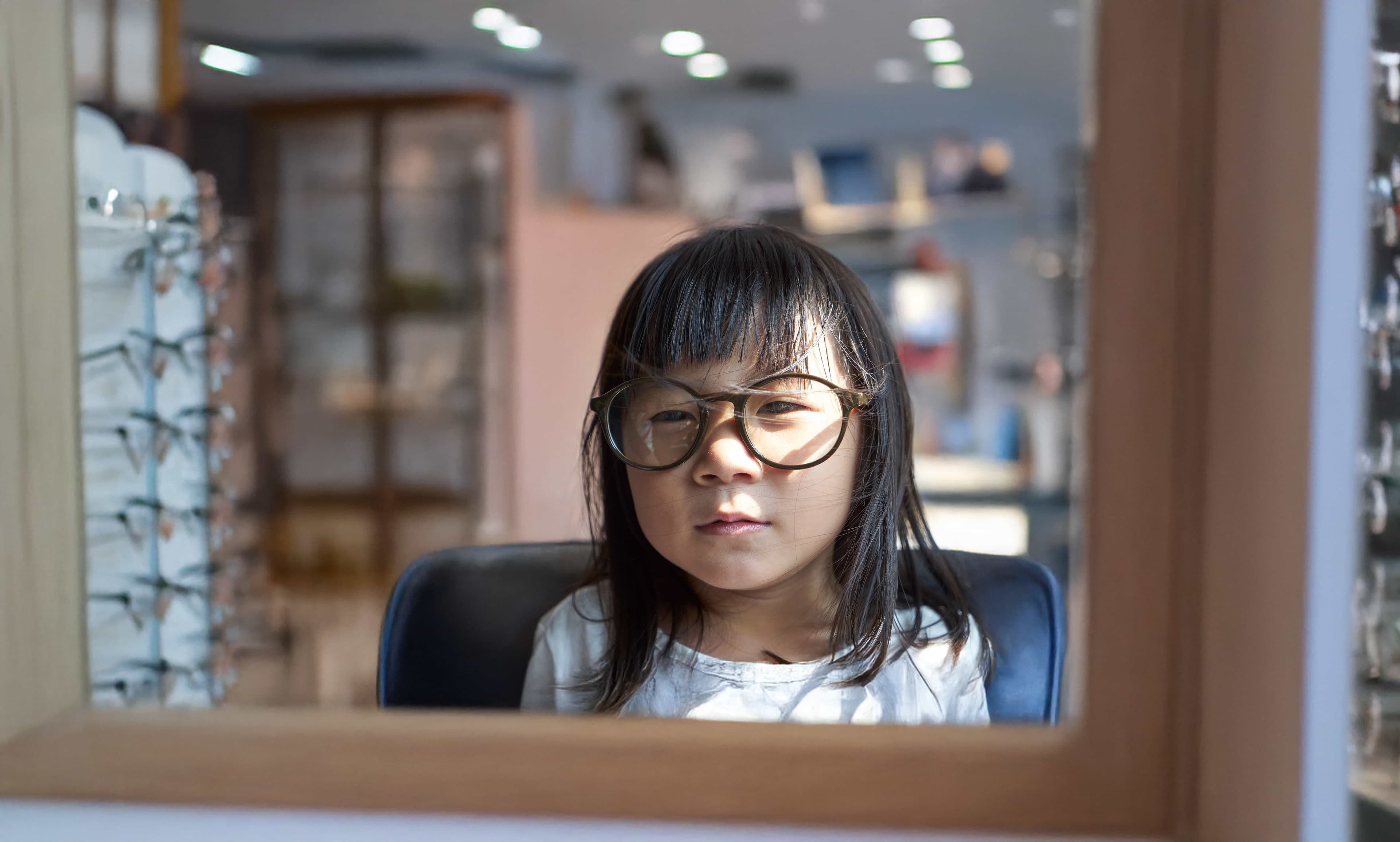 Kid with glasses